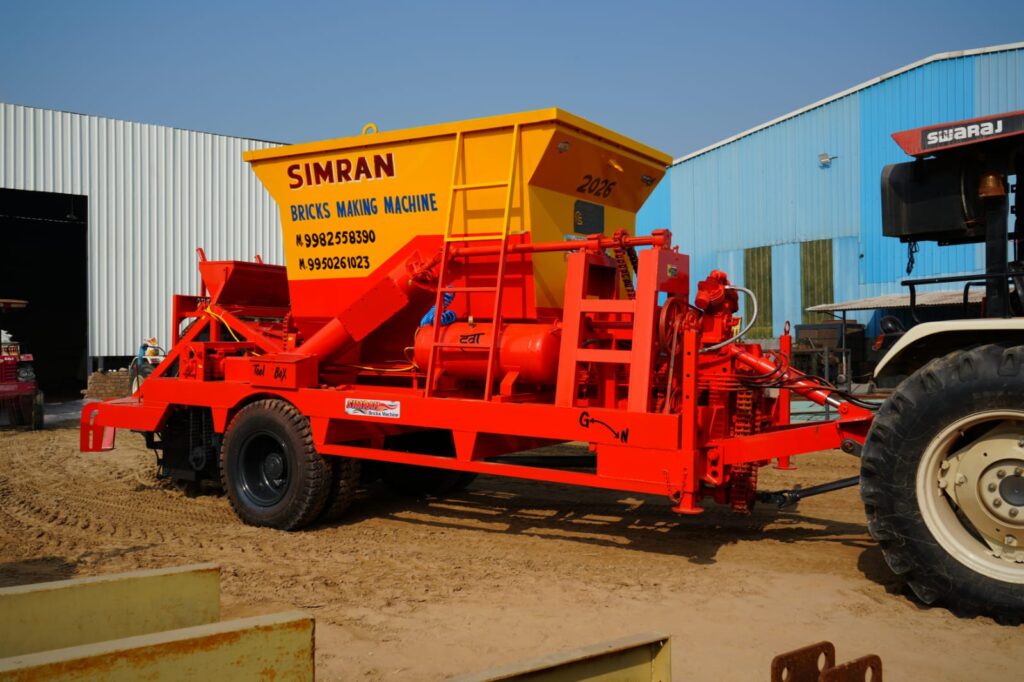 Simran Engineering Technology – Tractor Operated Brick Making Machine (2000 Bricks/Hour)